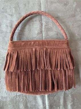 VINTAGE “Baby GAP” Y2K 2009 Edition Boho Faux Fringe HIPPIE PURSE  A+ Condition